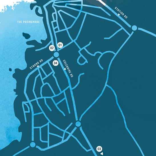 Portstewart town map